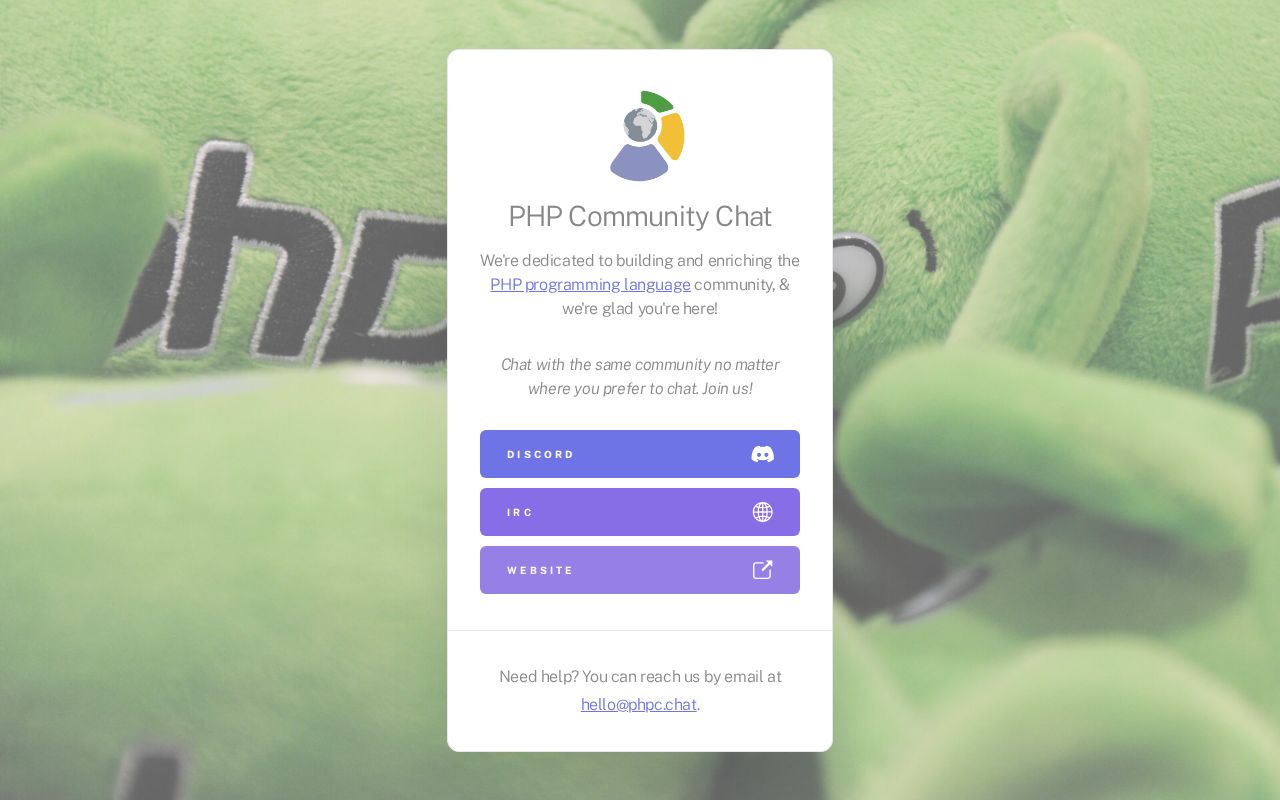 PHP Community Chat